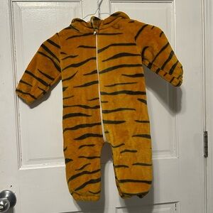 Tiger Striped Kids One Piece Costume